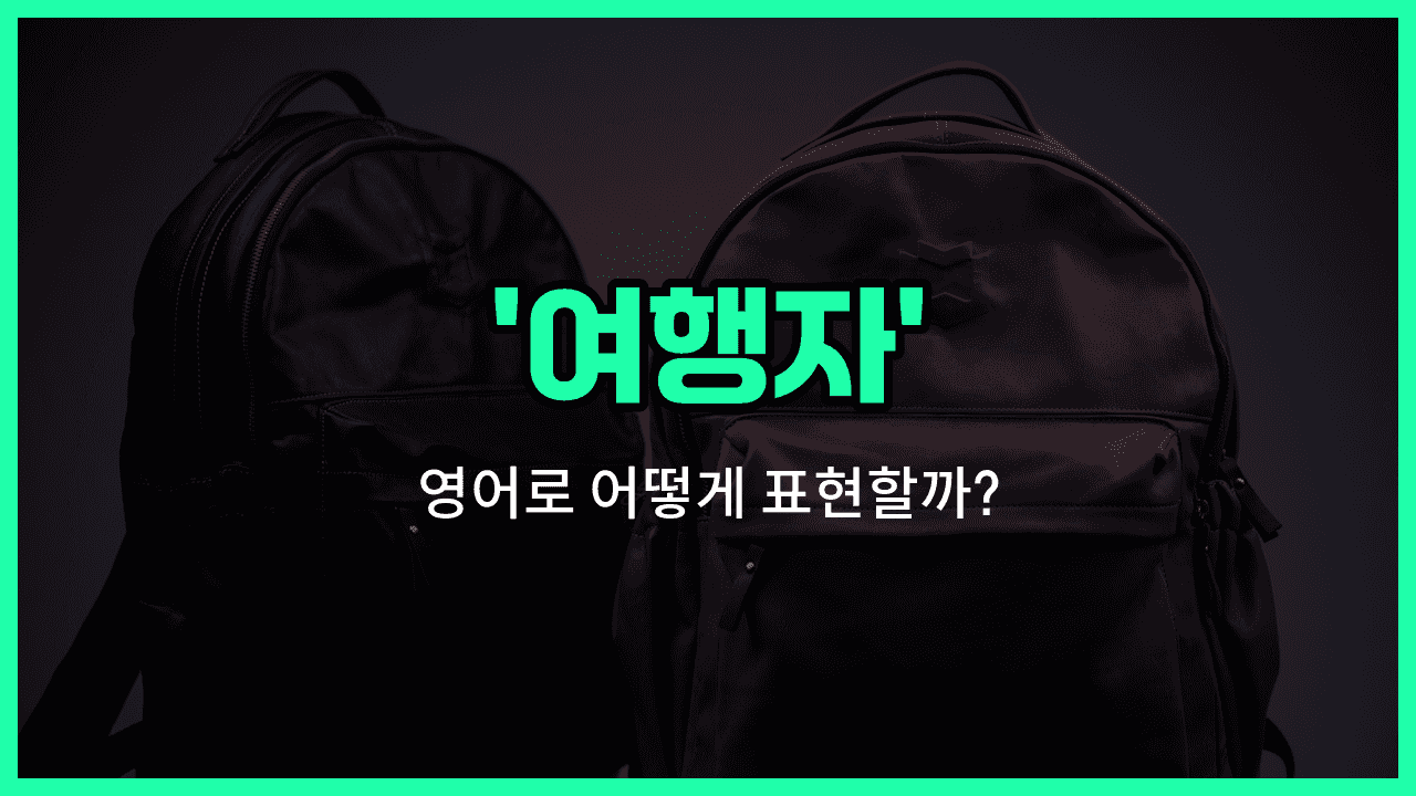 'traveler' 영어표현 썸네일