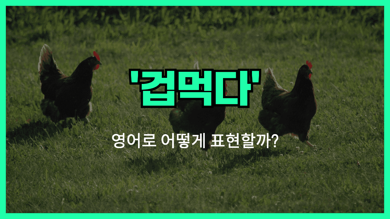 소개하다 영어표현 썸네일