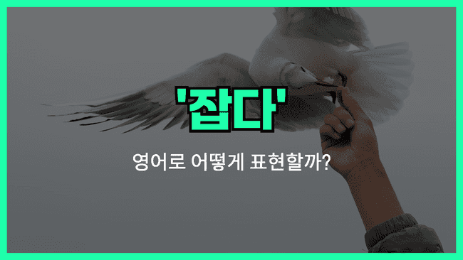 'hold' 영어표현