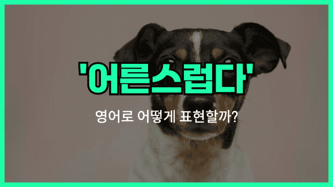 'mature' 영어표현