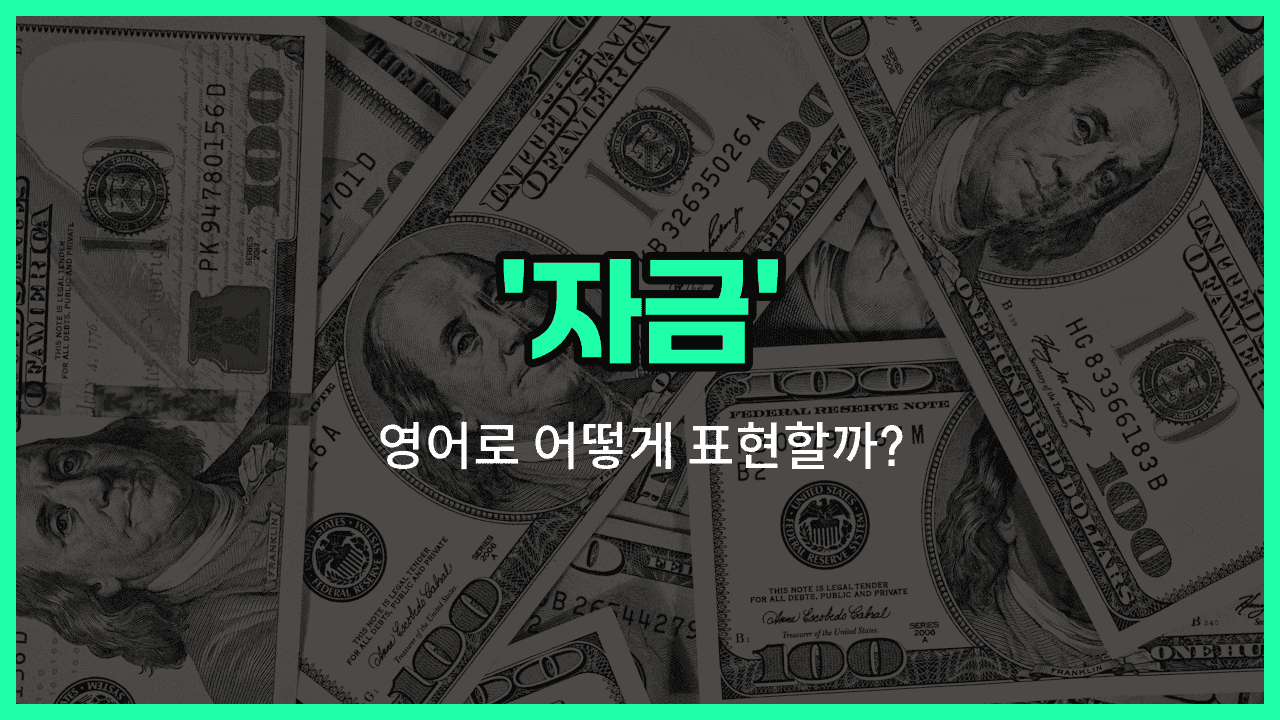 'funds' 영어표현 썸네일