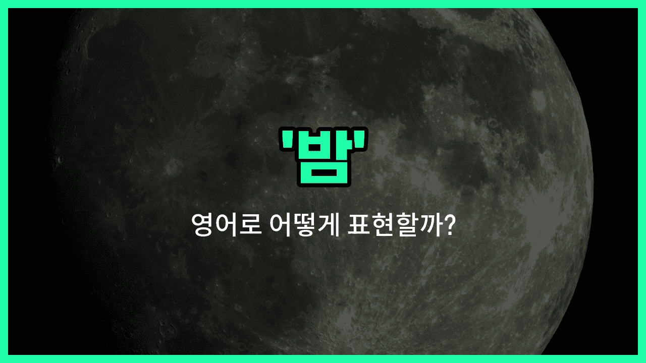 'night' 영어표현 썸네일